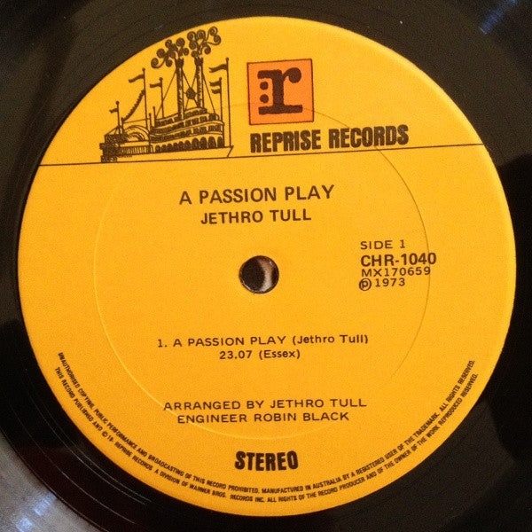 Jethro Tull : A Passion Play (LP, Album, Gat)