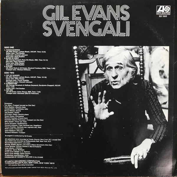 Gil Evans : Svengali (LP, Album)