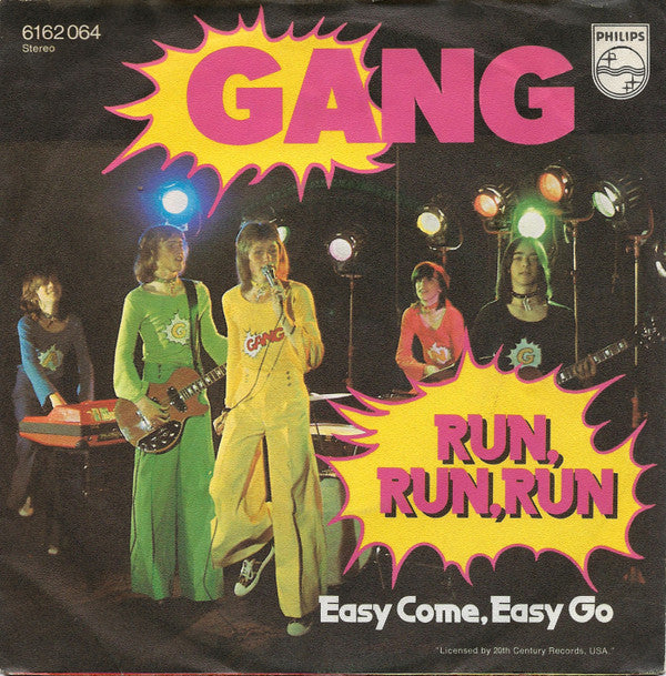 Gang (3) : Run, Run, Run (7&quot;, Single)