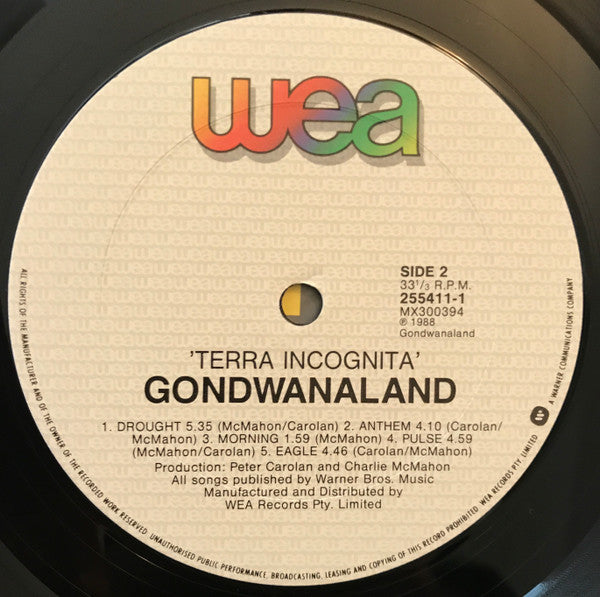 Gondwanaland Project : Terra Incognita (LP, Album)