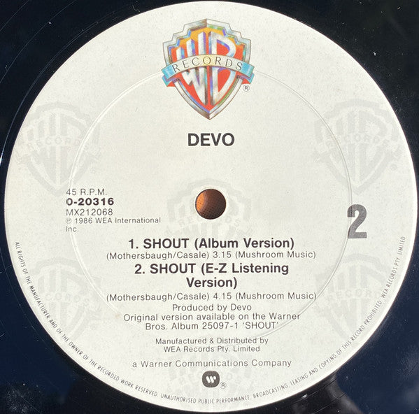 Devo : Here To Go (12", Maxi)