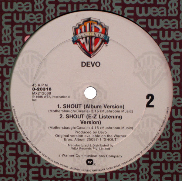 Devo : Here To Go (12", Maxi)