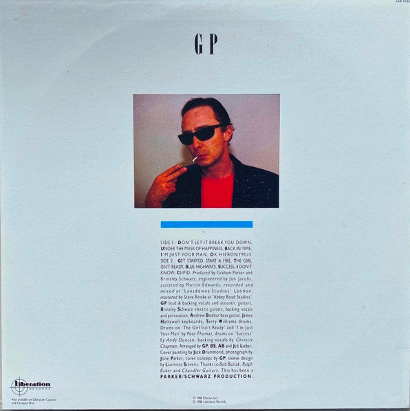 Graham Parker : The Mona Lisa's Sister (LP, Album)