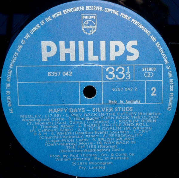 Silver Studs : Happy Days (LP, Album)