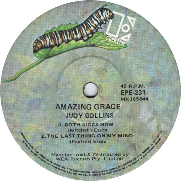 Judy Collins : Amazing Grace (7", EP)