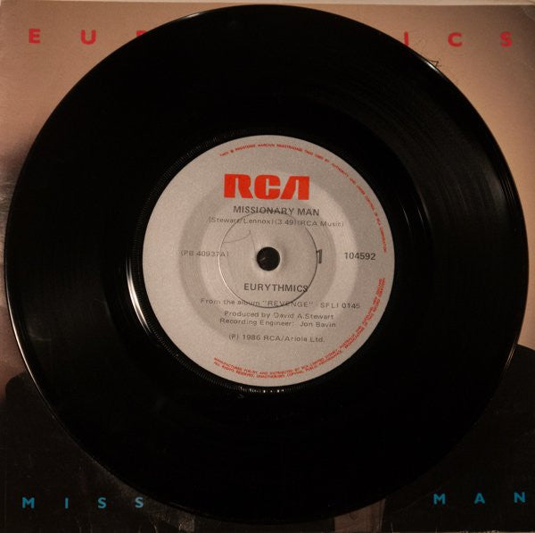 Eurythmics : Missionary Man (7")