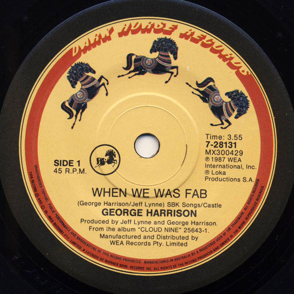 George Harrison : When We Was Fab (7", Single)
