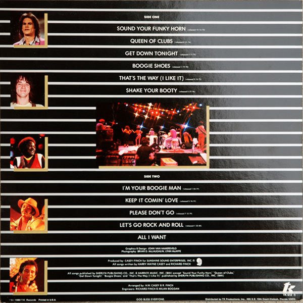 KC & The Sunshine Band : Greatest Hits (LP, Comp, Rai)