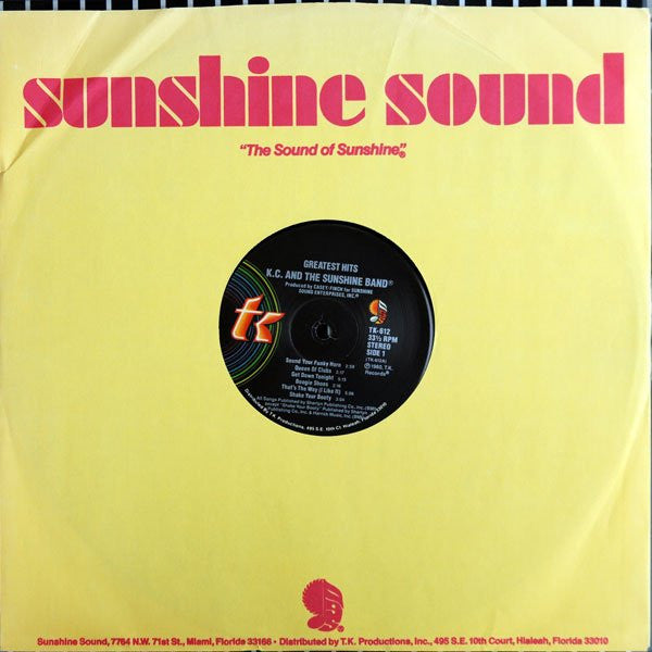 KC & The Sunshine Band : Greatest Hits (LP, Comp, Rai)