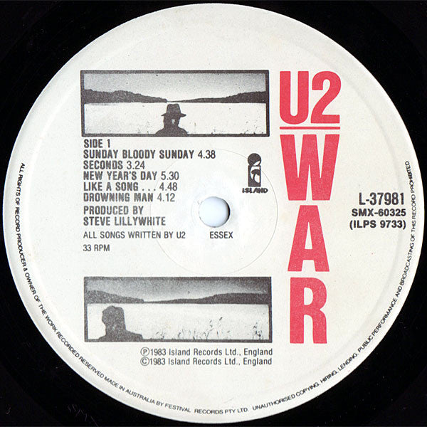 U2 : War (LP, Album, Gat)