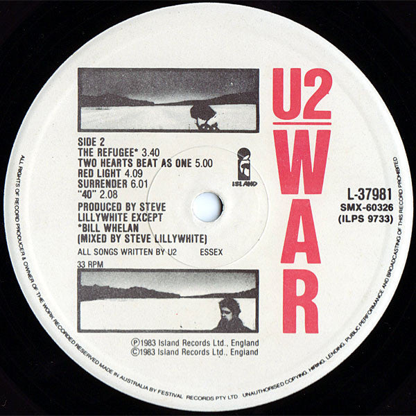 U2 : War (LP, Album, Gat)