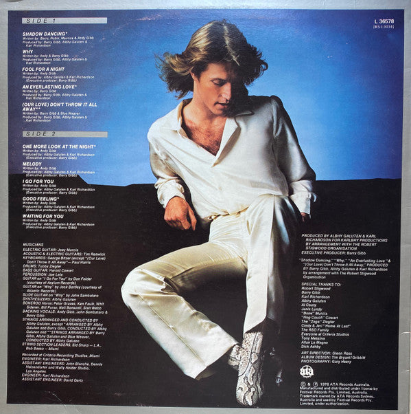 Andy Gibb : Shadow Dancing (LP, Album)