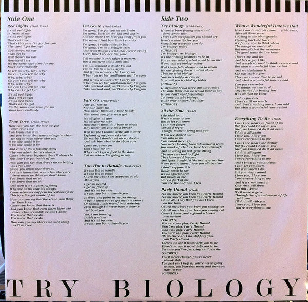 Billy Field : Try Biology (LP, Album)