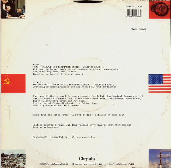 Paul Hardcastle : 40 Years (12", Single)