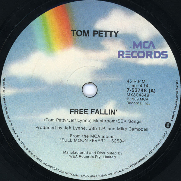 Tom Petty : Free Fallin&#39; (7&quot;, Single)