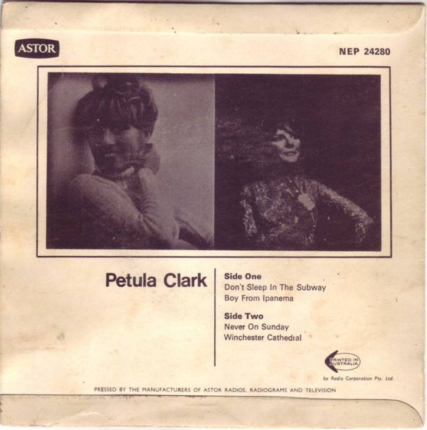 Petula Clark : The Many Faces Of Petula Clark (7", EP)