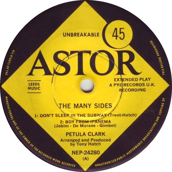 Petula Clark : The Many Faces Of Petula Clark (7", EP)