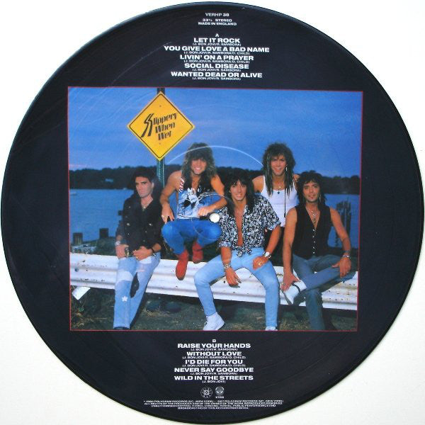 Bon Jovi : Slippery When Wet (LP, Album, Ltd, Pic)