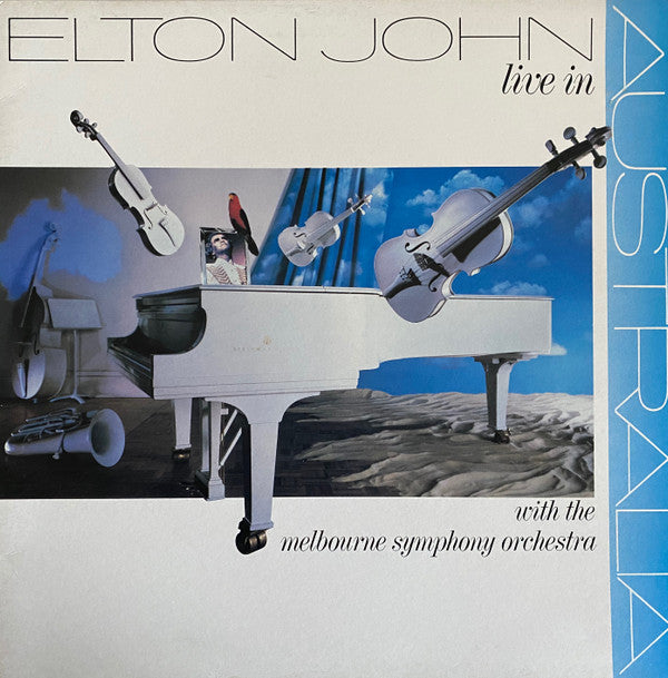 Elton John With Melbourne Symphony Orchestra : Live In Australia (2xLP, Album, Gat)