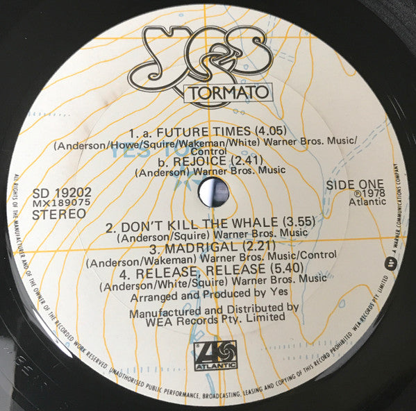 Yes : Tormato (LP, Album)