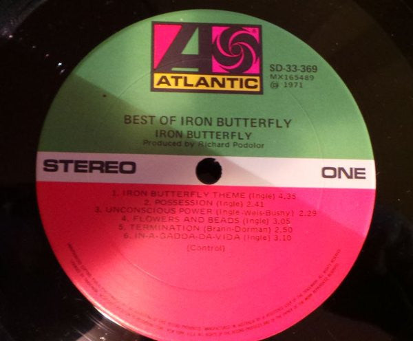 Iron Butterfly : The Best Of Iron Butterfly Evolution (LP, Comp)