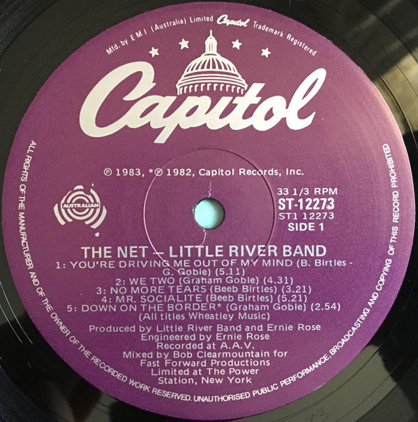 Little River Band : The Net (LP, Album)