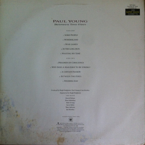 Paul Young : Between Two Fires (LP, Album)