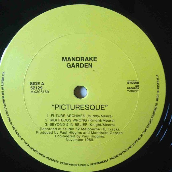 Mandrake Garden : Picturesque (12")