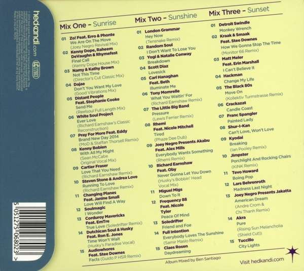 Various : Hed Kandi (Beach House 2014) (3xCD, Mixed)