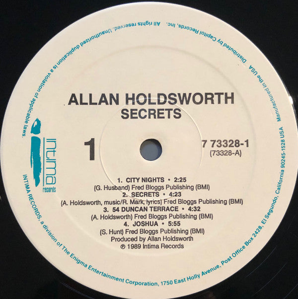 Allan Holdsworth : Secrets (LP, Album)