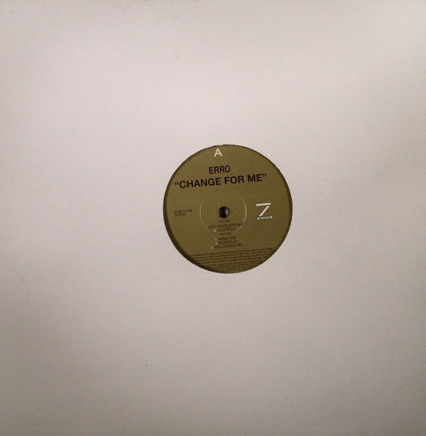 Osunlade Presents Erro : Change For Me (Joey Negro Remixes) (12")