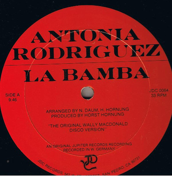 Antonia Rodriguez / Dee D. Jackson : La Bamba / S.O.S. (Love To The Rescue) (12")