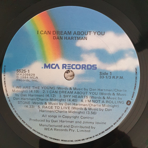 Dan Hartman : I Can Dream About You (LP, Album)