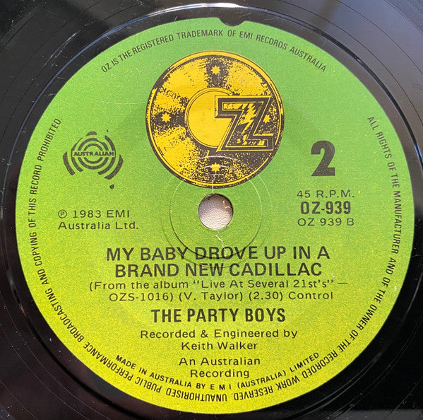 The Party Boys (3) : Bitch (7", Single)