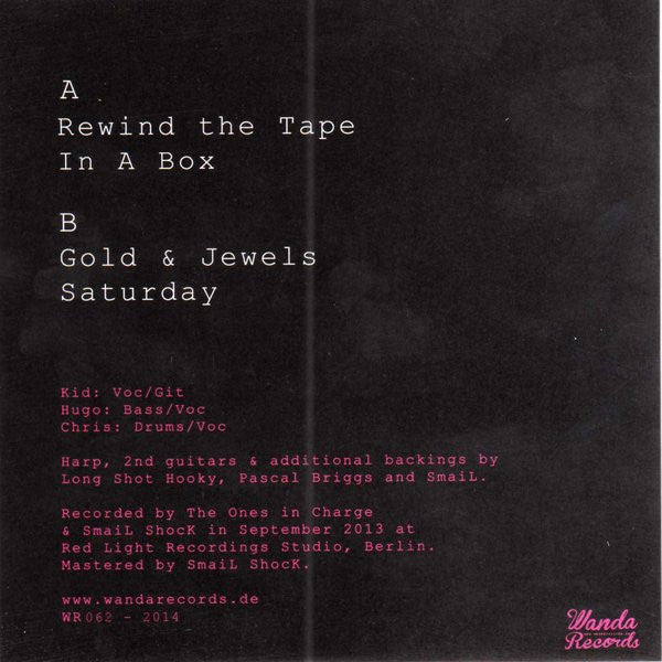 Not The Ones : ...You Just Keep Me In A Box (7", Ltd, Hal)