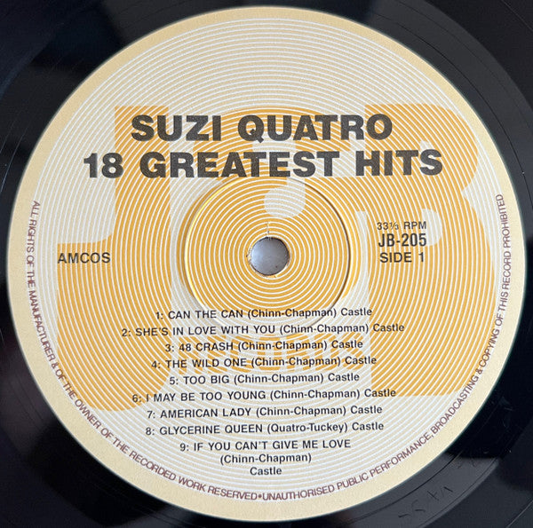 Suzi Quatro : Greatest Hits (LP, Comp)