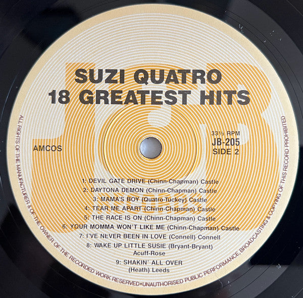 Suzi Quatro : Greatest Hits (LP, Comp)