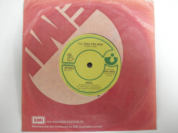 Ariel (13) : I'll Take You High (7", Single)