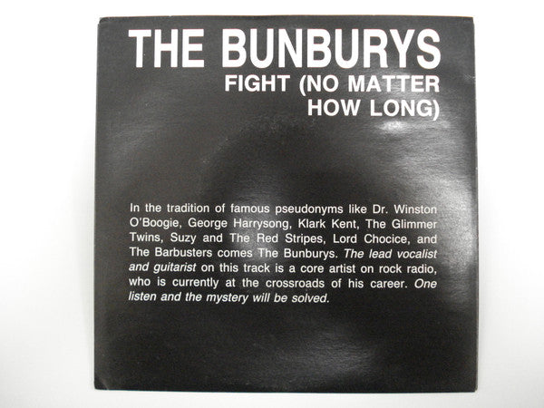 The Bunburys : Fight (No Matter How Long) (7&quot;, Pic)