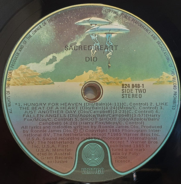 Dio (2) : Sacred Heart (LP, Album)