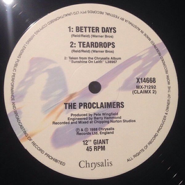 The Proclaimers : I'm Gonna Be (500 Miles) (12", Ltd)