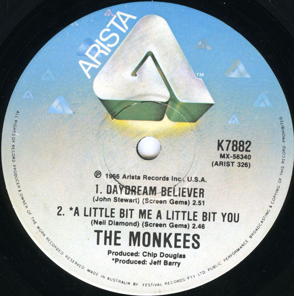 The Monkees : The Monkees (7", EP, Ltd)