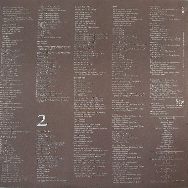 Madonna : Like A Virgin (LP, Album)