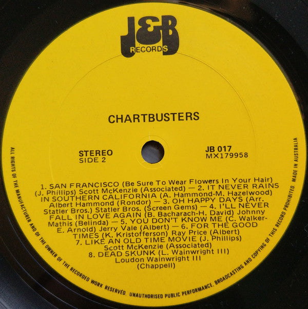 Various : Chart Busters (LP, Comp)