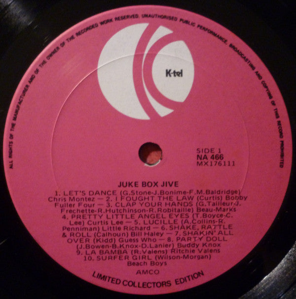 Various : Juke Box Jive (LP, Comp)