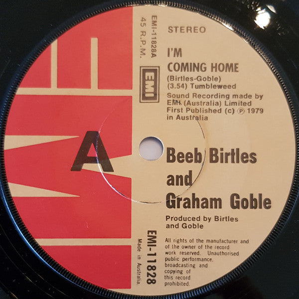 Birtles &amp; Goble : I&#39;m Coming Home (7&quot;, Single)