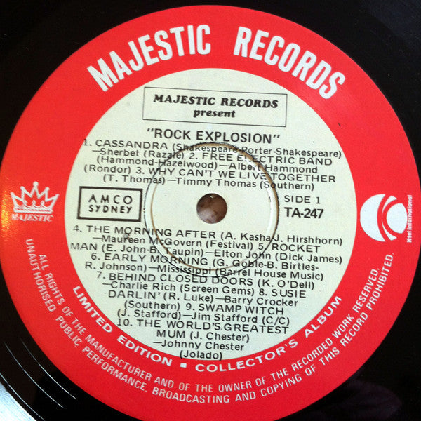 Various : Rock Explosion (LP, Comp)