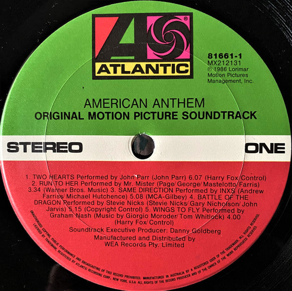 Various : American Anthem (LP, Comp)