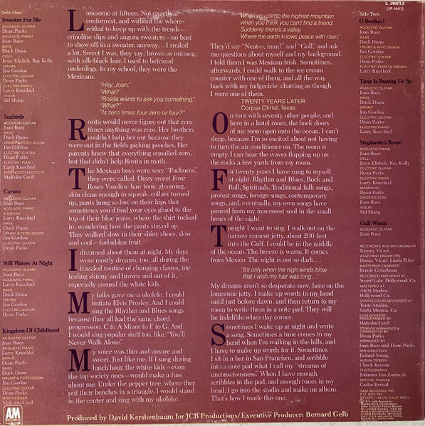 Joan Baez : Gulf Winds (LP, Album)