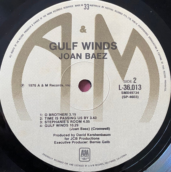 Joan Baez : Gulf Winds (LP, Album)